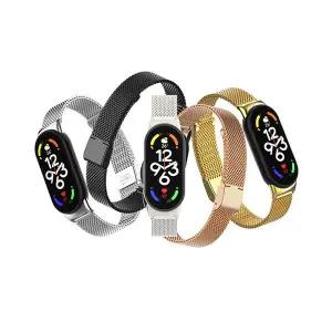 [하푼]샤오미 미밴드10 메탈 더블버튼 메쉬 스트랩