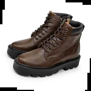 전술화 남자 키높이 워커 옆지퍼 쿠션인솔 캐주얼 패션워커