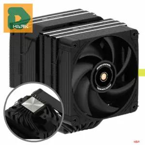 강력쿨링 CPU쿨러 트윈 솔더링 시스템 팬 조립 쿨링 컴퓨터 부품 공랭쿨러 듀얼 타워 방식 블랙 히트 색상