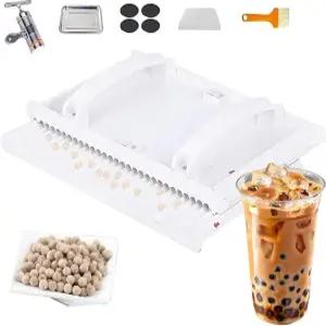 HMWOKPOT 수동 타피오카 펄 성형기 3-12mm DIY 메이커 도구 디저트 매장용 기계 밀크 버블티 3mm