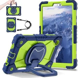 삼성 갤럭시 탭 A9 8.7인치 2023 A11 2025 케이스 360 회전식 어깨끈 헤비 듀티 충격 방지 보호 실리콘