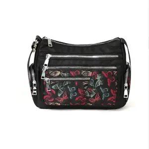 [골드스마일]크로스백 패턴 여성 여행 보조 가방 버터플