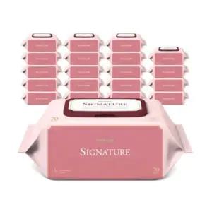 베베숲 시그니처 위드레드 70매 캡형 20팩 아기물티슈