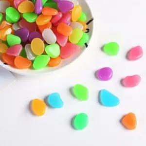 색 혼합 돌 야광 자갈 어항 수조 형광돌 어항꾸미기 어항야광돌 야광돌