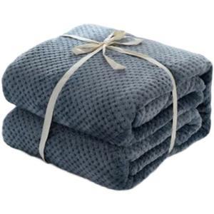 소파 또는 침대용 거북이 그린 담요 플리스 스트라이프 부드러운 기모 성인용