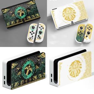 [호환품]ZD Tears Of The Kingdom Funda 보호 케이스 닌텐도 호환 Switch OLED 쉘 하드 커버 JoyCon 컨트롤