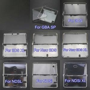 투명 플라스틱 보호 케이스 커버 NDSL 뉴 3DS XL GBA SP 게임 콘솔용 하드 쉘 스킨 대량