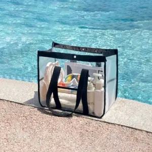 (BBT4) 여행용 PVC 투명 숄더백 바캉스 가방 휴가철 비치가방 (WFKBIW0)