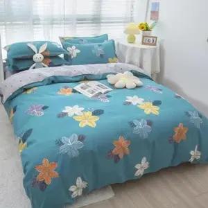 퀸 침구커버 이불 침대패드 베개 커버 4종 세트 WAFBE13