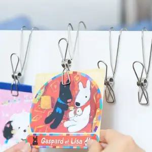 고리 집게 스텐와이어 걸이 고무장갑 수세미 주방도구 (WFKBQU2)