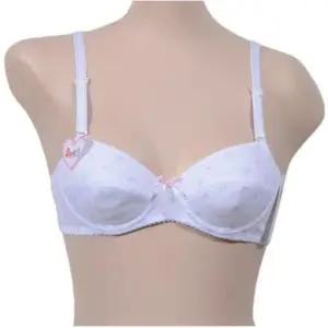 고급면소재 주니어 노몰드 와이어 A컵 브라 WFIPU90