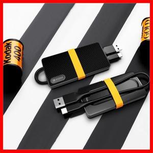 코닥 X200 휴대용 SSD 2TB 1TB USB 3.1 C 타입 외장 드라이브 하드 디스크, 512GB 256GB 솔리드 스테이트 P