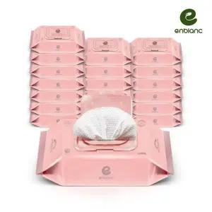 앙블랑 물티슈 세이프 인디핑크 캡형 72매X20팩 아기물티슈 434922