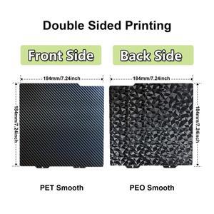 호환 Bambu A1 미니 빌드 플레이트 질감 PEI 시트 미니용 카본 스프링 강판