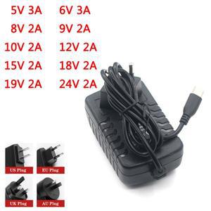 5V 6V 8V 9V 10V 12V 24V 2A 3A 스위치 충전기 -C DC 전원 어댑터 벽 EU/US/UK/AU 플매트 카펫 러그
