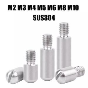 304 스테인레스 스틸 슬롯 형 돔 외부 스레드 원통형 핀 위치 샤프트 M2M3M4M5M6M8M10 나사 볼트