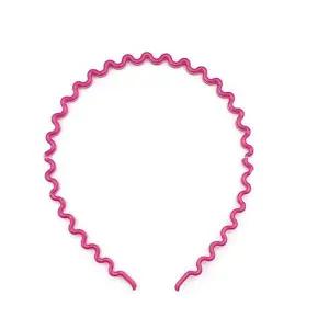 웨이브 머리띠 얇은 플라스틱 물결 헤어밴드 기본