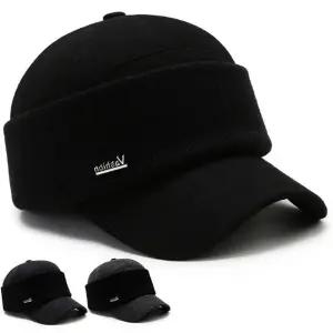 겨울모자 방한볼캡 니트귀달이 중장년 겨울모자 남자 여자 귀마개모자