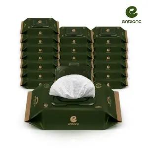 앙블랑 물티슈 세이프 카키 캡형 68매x20팩 아기물티슈 434951