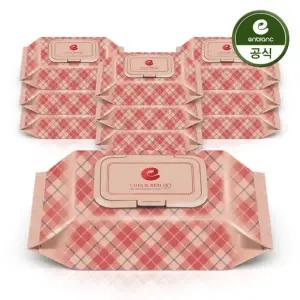 앙블랑 아기물티슈 체크 레드 80매X10팩 앙블랑 물티슈 434982