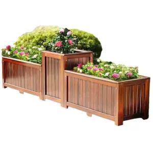 조경 플랜트박스 방부목 페인트 플랜트 정원 도로화분 화분