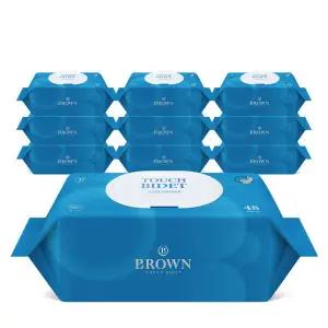 브라운 물티슈 변기에 쏙 물에녹는 터치비데 화장실용 물티슈 48매 캡형 10팩 236598 435087