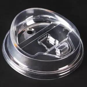 (올핀)아이스컵뚜껑 롱리드 92파이 1000개 PET 국내산 일회용투명컵