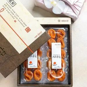 [자연맛남][산지직송] 상주곶감 반건시 1kg(20과) 선물세트(선물박스+보자기)