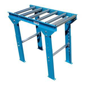 경량 강철 중력 컨베이어 18인치, 다리 포함 3인치 | 6인치 센터의 1.5인치 매끄러운 롤러 궁극적으로 창고 및 배송용 산업용 아연 도금