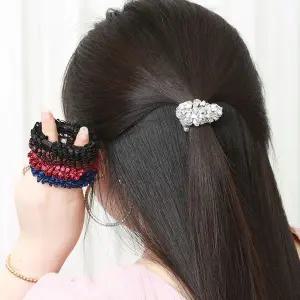 [골드스마일]팝콘 밴드 컬러 헤어끈 똥머리