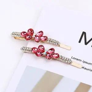 셀피포인트핀 큐빅핸드메이드 헤어 옆머리핀 앞머리