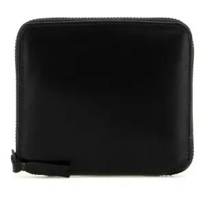 스퀘어 지퍼 가죽 지갑 SA2100VB BLACK