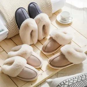 235-255 겨울 방한 스웨이드 털슬리퍼