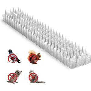 Touri 조류 새 둥지 스파이크 PVC 팩 비둘기 고양이 제거하는 투명 방지 다람쥐 24 너구리를 버드 Q1602432 위해 스트립을 외부용 쫓아내기