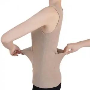 나시 겨울나시 배를 따뜻하게 생리통 완화 민소매나시 핫팩 런닝 기모 나시 KK772