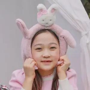 (색상 핑크)로라앨리 아동 귀마개 팔랑 귀도리 겨울 방한 귀마개