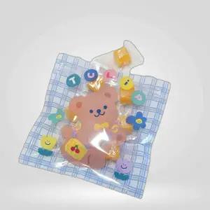 튤립베어 지퍼백 구디백 어린이집 유치원 디저트답례품 유치원 답례품 캐릭터지퍼백