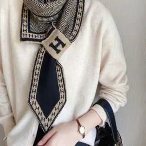 니트 H고리 머플러 넥워머 목도리 스카프 간절기 겨울 가을