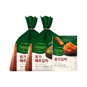 비비고 포기배추김치 5kg x2개+총각김치 400g x1개_24043617