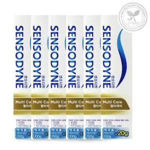 센소다인 치약 멀티케어 120g 6통