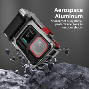 인스타360 에이스/에이스 프로1/2 메탈 스트릿 포토 브이로그 그립 마운트 퀵 릴리즈 래빗 케이지 인체공학