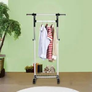 고품질 소형 바구니행거 이동식행거 휴대용행거 바구니포함 정리 (WFKDJ1N)