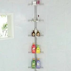 코너수납선반 5단투명코너선반 욕실코너선반 투명 5단 수납선반