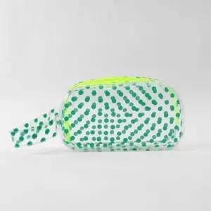 여행용 파우치 도구 대용량 가방 땡땡이 투명 화장품 세면 지퍼백 (WFKE3UP)