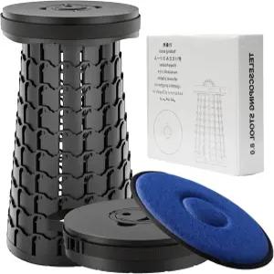 알레붐 2025 XXL 19.7인치 쿠션이 있는 접이식 의자 1000파운드 용량의 휴대용 조절 가능한 높이