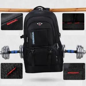 수납 남자백팩 넉넉한 방수 대학생백팩 블랙 고 WFIQ2UT