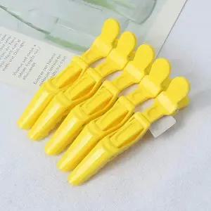 완성 5개입 집게 헤어 핵심 액세서리 숱많은머리 단발머리 컬러PVC