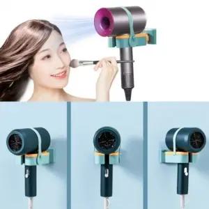 드라이어 무타공 각도조절 헤어 걸이 드라이기 화장실 화장대 거치대 (WFKEAI0)