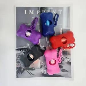 애완견 배변봉투 보관함 산책용 반려동물 용품 뼈모양 쓰레기봉투 케이스 (WFKD3LW)