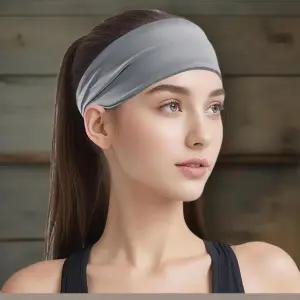 [아트박스]/신상오픈런 여성용 스포츠 헤어밴드 - 러닝 땀흡수 와이드